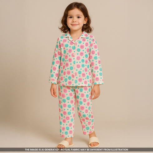 Baby Print Seer Sakkar Pure Cotton Fabric-F3678